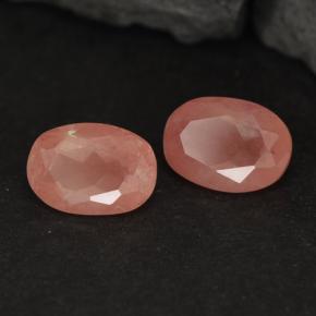 Andesina labradorite naturale rosso da 1,91 ct, taglio ovale, VVS-VS