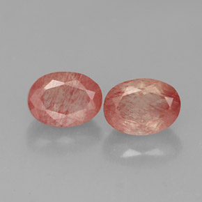 Andesina labradorite naturale rosso da  ct, trasparente, trasparente/traslucido