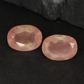 Andesina labradorite naturale rosso da 2,86 ct, taglio ovale, VVS-VS