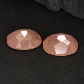 Andesina labradorite naturale rosso da 2,86 ct, taglio ovale, VVS-VS