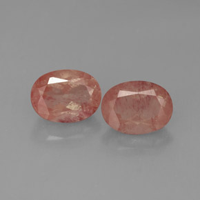 Andesina labradorite naturale rosso da  ct, trasparente, trasparente/traslucido