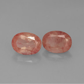 Andesina labradorite naturale rosso da  ct, trasparente, trasparente/traslucido