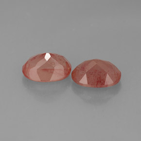 Andesina labradorite naturale rosso da  ct, trasparente, trasparente/traslucido