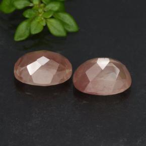 Gemme di Andesina Labradorite Pompelmo Rosa naturale da 2.90 ct, Taglio ovale, Traslucido