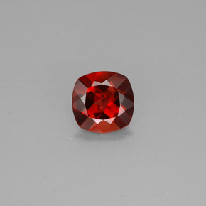 Andesina labradorite naturale arancione da 1,00 ct, taglio a cuscino, VVS