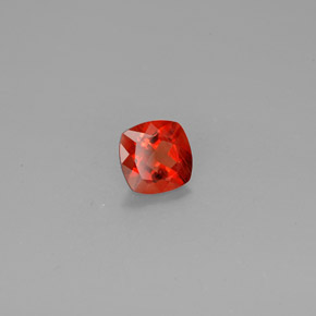 Andesina labradorite naturale arancione da 0,73 ct, taglio a cuscino, VVS-VS