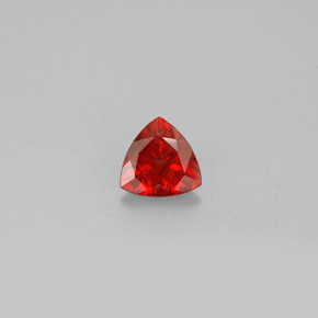 Andesina labradorite naturale rosso da 0,84 ct, trillion, VVS-VS
