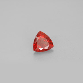 Andesina labradorite naturale rosso da 0,84 ct, trillion, VVS-VS