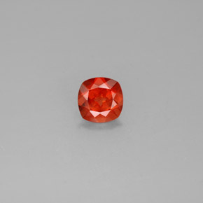 Andesina labradorite naturale arancione da 0,76 ct, taglio a cuscino, VS