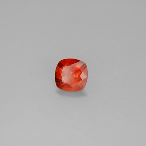 Andesina labradorite naturale arancione da 0,76 ct, taglio a cuscino, VS