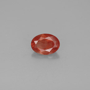 Andesina labradorite naturale rosso da 1,00 ct, taglio ovale, VS