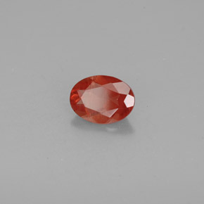 Andesina labradorite naturale rosso da 1,00 ct, taglio ovale, VS