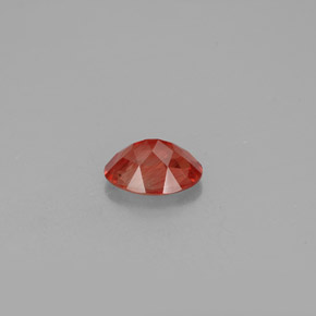 Andesina labradorite naturale rosso da 1,03 ct, taglio ovale, VS