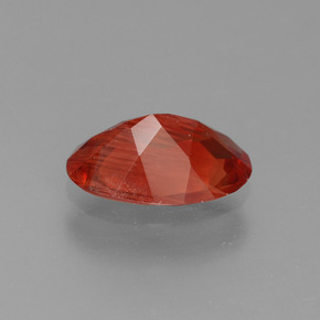 Andesina labradorite naturale rosso da 0,79 ct, taglio ovale, VS