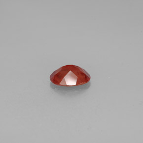 Andesina labradorite naturale rosso da 0,96 ct, taglio ovale, VS