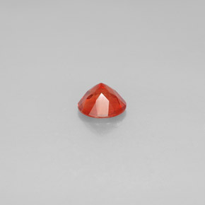 Andesina Labradorite Miele arancione naturale da 1.09 ct, Taglio rotondo, VS-SI