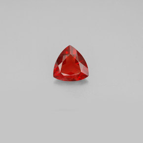 Andesina labradorite naturale rosso da 0,81 ct, trillion, VS-SI