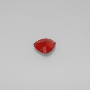 Andesina labradorite naturale rosso da 0,81 ct, trillion, VS-SI