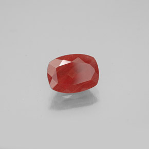 Andesina labradorite naturale rosso da 1,06 ct, taglio a cuscino, SI