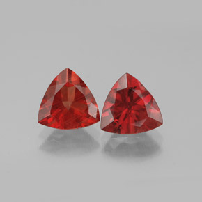 Andesina labradorite naturale arancione da  ct, trillion, VVS-VS