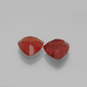 Andesina labradorite naturale arancione da  ct, trillion, VVS-VS