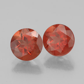 Gemme di Andesina Labradorite Miele arancione naturale da  ct, Taglio rotondo, VS