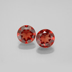 Andesina labradorite naturale arancione da  ct, taglio rotondo, VVS-VS