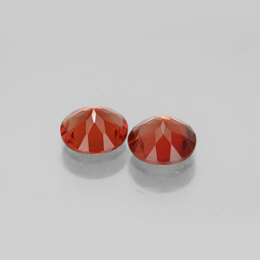 Andesina labradorite naturale arancione da  ct, taglio rotondo, VVS-VS