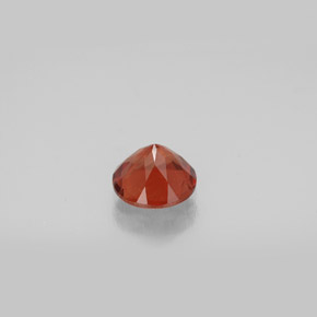 Andesina labradorite naturale arancione da 0,73 ct, taglio rotondo, VVS-VS
