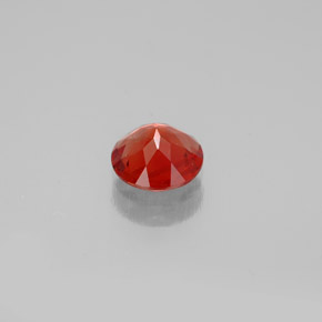 Andesina labradorite naturale arancione da 0,65 ct, taglio rotondo, VS