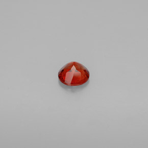 Andesina labradorite naturale arancione da 0,71 ct, taglio rotondo, VS