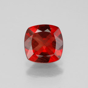 Andesina labradorite naturale rosso da 0,79 ct, taglio a cuscino, VVS-VS