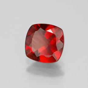 Andesina labradorite naturale rosso da 0,79 ct, taglio a cuscino, VVS-VS