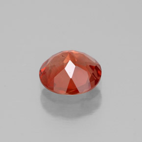 Andesina labradorite naturale arancione da 0,65 ct, taglio rotondo, VS
