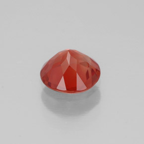 Andesina labradorite naturale arancione da 0,56 ct, taglio rotondo, VVS-VS
