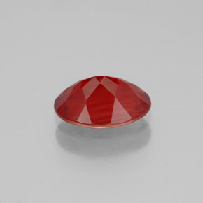 Andesina labradorite naturale rosso da 0,80 ct, taglio ovale, VVS-VS
