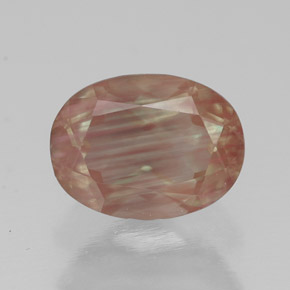 Andesina labradorite naturale rosso da 1,36 ct, trasparente, trasparente/traslucido