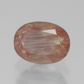 Andesina labradorite naturale rosso da 1,36 ct, trasparente, trasparente/traslucido