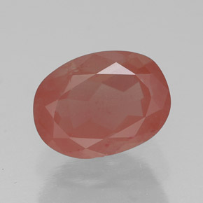 Andesina labradorite naturale rosso da 1,50 ct, trasparente, trasparente/traslucido
