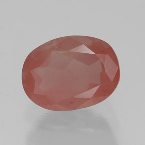 Andesina labradorite naturale rosso da 1,50 ct, trasparente, trasparente/traslucido