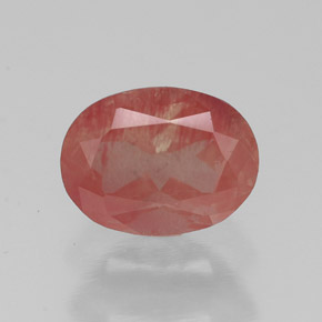 Andesina labradorite naturale rosso da 1,30 ct, trasparente, trasparente/traslucido