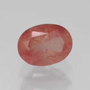 Andesina labradorite naturale rosso da 1,30 ct, trasparente, trasparente/traslucido