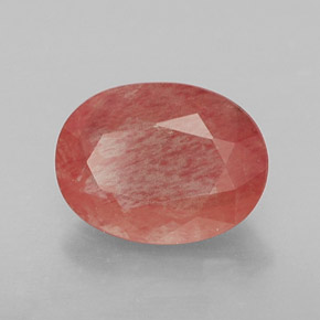 Andesina labradorite naturale rosso da 1,22 ct, trasparente, trasparente/traslucido