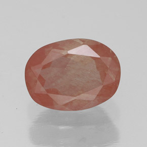 Andesina labradorite naturale rosso da 1,37 ct, trasparente, trasparente/traslucido