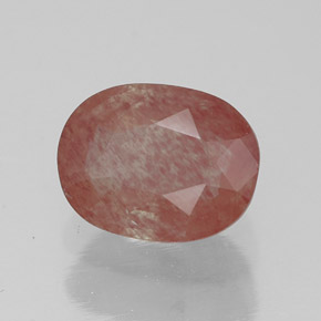 Andesina labradorite naturale rosso da 1,44 ct, trasparente, trasparente/traslucido