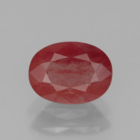 Andesina labradorite naturale rosso da 1,06 ct, trasparente, trasparente/traslucido