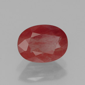Andesina labradorite naturale rosso da 1,06 ct, trasparente, trasparente/traslucido