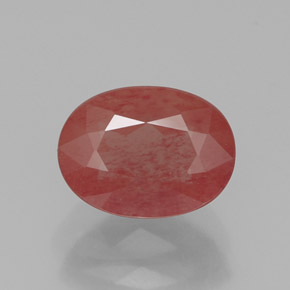 Andesina labradorite naturale rosso da 1,20 ct, trasparente, trasparente/traslucido