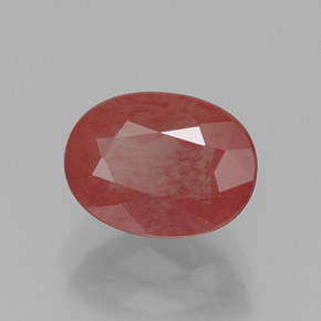 Andesina labradorite naturale rosso da 1,20 ct, trasparente, trasparente/traslucido