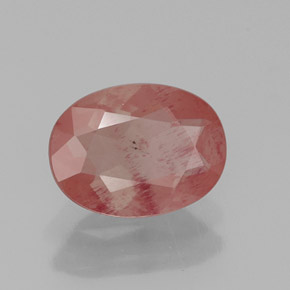 Andesina labradorite naturale rosso da 1,06 ct, trasparente, trasparente/traslucido